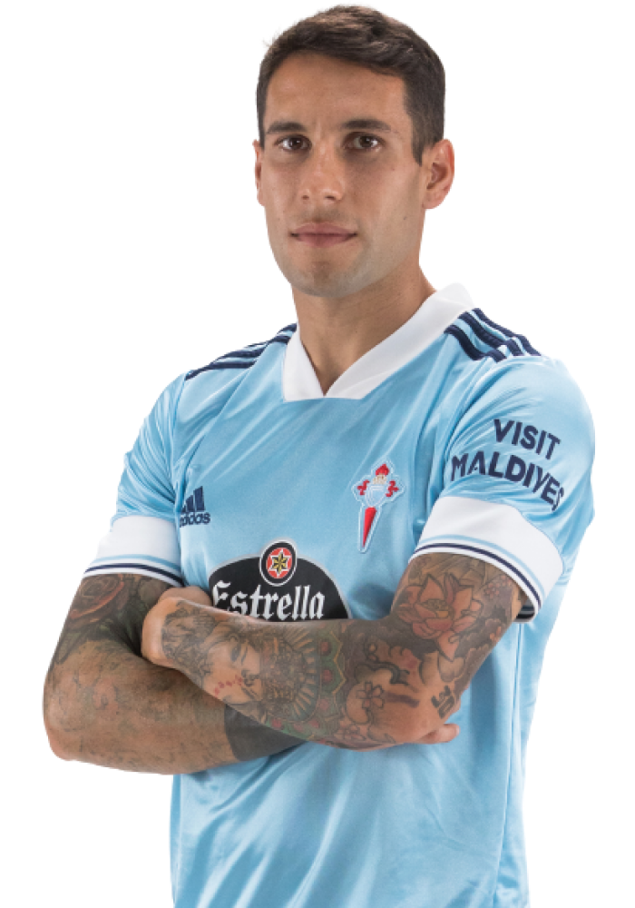 Imágen del jugador Hugo Mallo posando