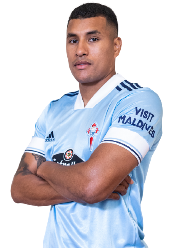 Imágen del jugador J. Murillo posando
