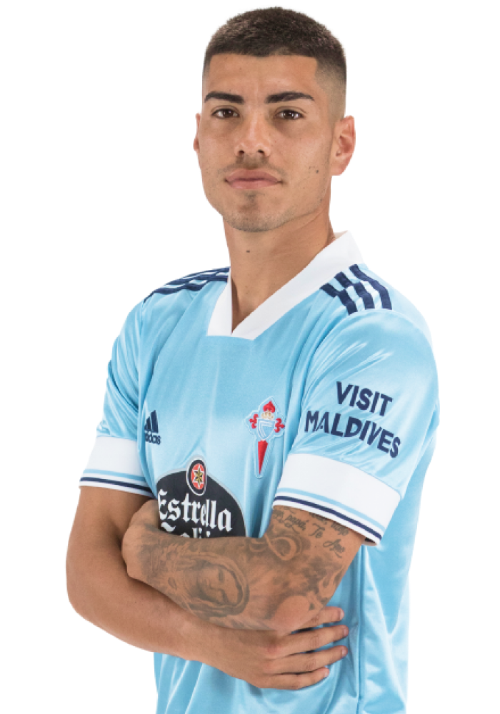 Imágen del jugador L. Olaza posando
